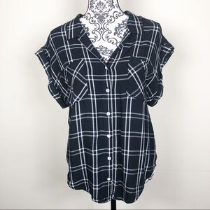 Jachs Girlfriend | Blouse Quinn Cap Sleeve Button